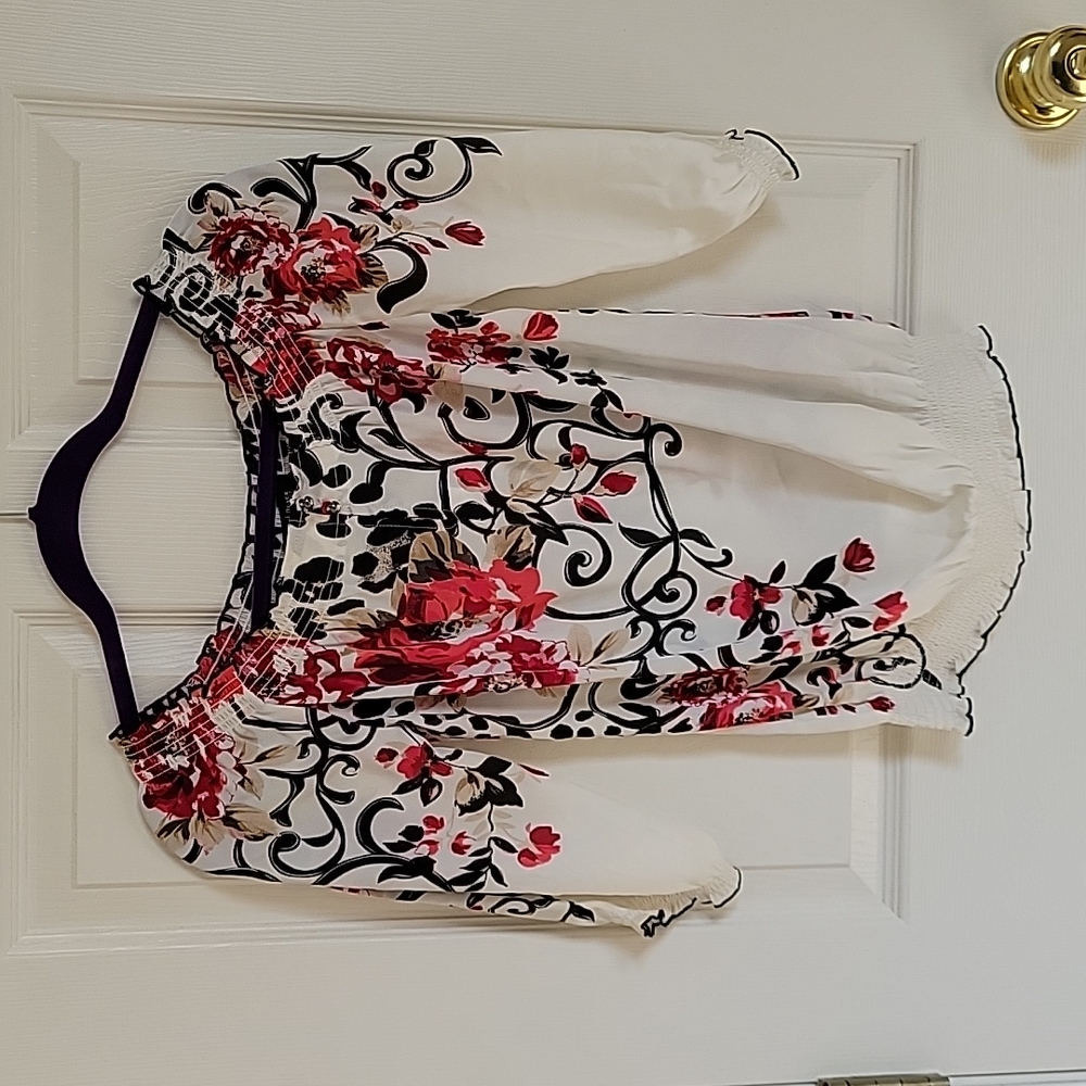 Silky dress blouse NWT